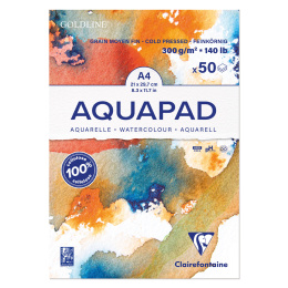 Aquapad akvarellblokk 300 g A4 i gruppen  Papir & Blokk / Artistblokk / Akvarellpapir hos Pen Store (127415)