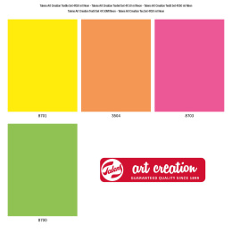 Tekstilfarge Set 4 x 50 ml Neon i gruppen Hobby & Kreativitet / Farger / Tekstilmaling og Tekstiltusjer hos Pen Store (127585)