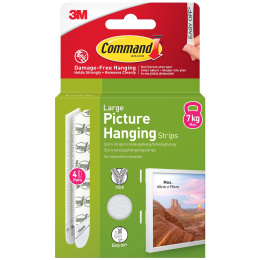 Command Strips for bildeoppheng Large i gruppen Hobby & Kreativitet / Organisere / Rammer / Bildeoppheng hos Pen Store (127889)