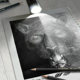 PITT Graphite Matt Blyant 11-sett i gruppen Kunstnermateriell / Kritt og blyanter / Grafitt og blyant hos Pen Store (127915)