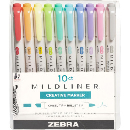 Mildliner 10-pack i gruppen Penner / Kunstnerpenner / Illustrasjonmarkers hos Pen Store (127931)