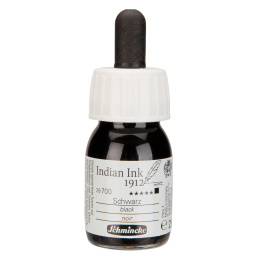 Indian Ink Black 28 ml i gruppen Kunstnermateriell / Kunstnerfarge / Tusj og blekk hos Pen Store (128023)