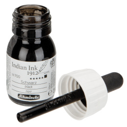 Indian Ink Black 28 ml i gruppen Kunstnermateriell / Kunstnerfarge / Tusj og blekk hos Pen Store (128023)