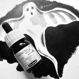 Indian Ink Black 28 ml i gruppen Kunstnermateriell / Kunstnerfarge / Tusj og blekk hos Pen Store (128023)