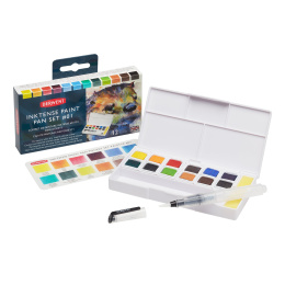 Inktense Paint Pan Set Studio 12 halvkopper i gruppen Kunstnermateriell / Kunstnerfarge / Akvarellmaling hos Pen Store (128192)