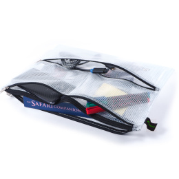 Lomme Mesh Dubbelzipper A4 i gruppen Penner / Penntilbehør / Pennal hos Pen Store (128374)