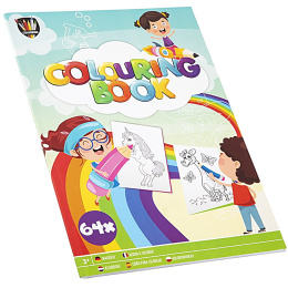 Colouring Book A4 i gruppen Kids / Kul og læring / Fargeleggings- og håndverksbøker hos Pen Store (128515)