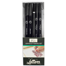 Hand lettering 5-sett i gruppen Hobby & Kreativitet / Kalligrafi / Lettering sett hos Pen Store (128520)