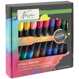 Akrylfarge 36 ml 18-sett i gruppen Kunstnermateriell / Kunstnerfarge / Akrylmaling hos Pen Store (128540)