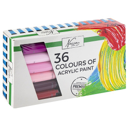 Akrylfarge 20 ml 36-sett i gruppen Kunstnermateriell / Kunstnerfarge / Akrylmaling hos Pen Store (128547)