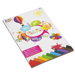 Farvekarton 300g A4 20-pakke i gruppen Kids / Kul og læring / Papir og Tegneblokker hos Pen Store (128572)