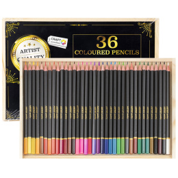 Fargeblyanter 36-sett Treskrin i gruppen Penner / Kunstnerpenner / Fargeblyanter hos Pen Store (128576)