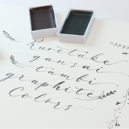 Gansai Tambi Aquarelle 6-set Graphite Colors i gruppen Kunstnermateriell / Kunstnerfarge / Akvarellmaling / Akvarellmaling i kopp hos Pen Store (128725)