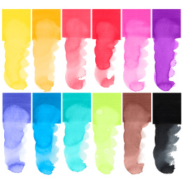 Goldfaber Aqua Dual Marker 12-sett i gruppen Penner / Kunstnerpenner / Illustrasjonmarkers hos Pen Store (128737)