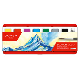 Gouache Studio 8-sett i gruppen Kunstnermateriell / Kunstnerfarge / Gouache hos Pen Store (128906)