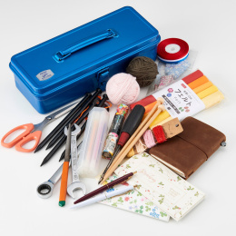T320 Trunk Shape Toolbox Blue i gruppen Hobby & Kreativitet / Organisere / Oppbevaringsbokser hos Pen Store (128961)