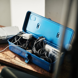 T320 Trunk Shape Toolbox Blue i gruppen Hobby & Kreativitet / Organisere / Oppbevaringsbokser hos Pen Store (128961)