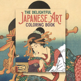 The Delightful Japanese Art Colouring Book i gruppen Hobby & Kreativitet / Bøker / Fargebøker for voksne hos Pen Store (129242)