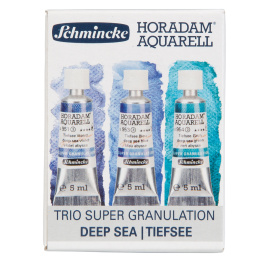Horadam Super Granulation Set Deep Sea i gruppen Kunstnermateriell / Kunstnerfarge / Akvarellmaling hos Pen Store (129297)