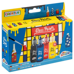 Glassfarge 4-set i gruppen Hobby & Kreativitet / Farger / Porselen- og glassmaling hos Pen Store (129347)