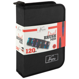 Brush Marker Dual 120-set + etui i gruppen Penner / Kunstnerpenner / Penselpenner hos Pen Store (129353)