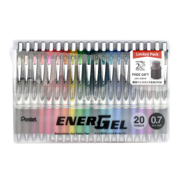 Energel Deluxe RTX Rollerball 07 20-pakning i gruppen Penner / Skrive / Gelpenner hos Pen Store (129493)