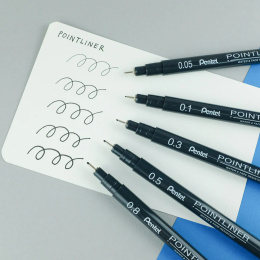 Pointliner 5-sett i gruppen Penner / Skrive / Fineliners hos Pen Store (129511)