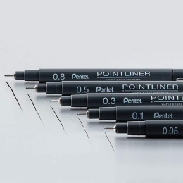 Pointliner 5-sett i gruppen Penner / Skrive / Fineliners hos Pen Store (129511)