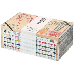 Gansai Tambi Aquarelle 100-sett i gruppen Kunstnermateriell / Kunstnerfarge / Akvarellmaling / Akvarellmaling i kopp hos Pen Store (129541)