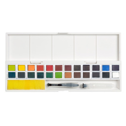 Inktense Paint Pan Set Studio 24 halvkopper i gruppen Kunstnermateriell / Kunstnerfarge / Akvarellmaling hos Pen Store (129546)