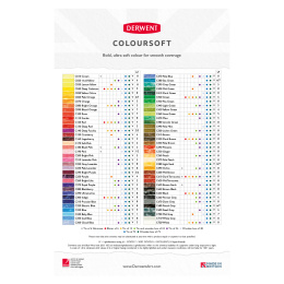 Coloursoft Fargeblyanter 72-sett i gruppen Penner / Kunstnerpenner / Fargeblyanter hos Pen Store (129555)