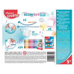 Blow Pen Art Kit i gruppen Kids / Barnepenner / Tusjer for barn hos Pen Store (129634)