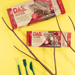 Modelleringsler 350 g Wood i gruppen Hobby & Kreativitet / Skape / Modelleire / Lufttørkende leirer hos Pen Store (129930)