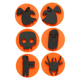 Skumstempler Halloween 12 motiv i gruppen Hobby & Kreativitet / Høytider og sesong / Halloween hos Pen Store (130000)