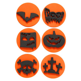 Skumstempler Halloween 12 motiv i gruppen Hobby & Kreativitet / Høytider og sesong / Halloween hos Pen Store (130000)