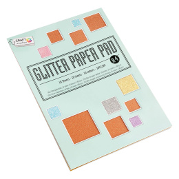 Farget glitterpapir A4 180g 10-pakke i gruppen Kids / Kul og læring / Papir og Tegneblokker hos Pen Store (130039)