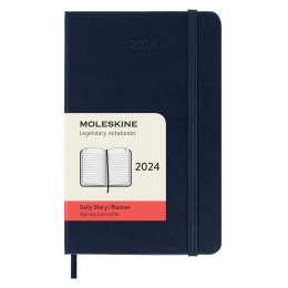 12M Daily Kalender Hardcover Pocket Sapphire Blue i gruppen  Papir & Blokk / Kalendere / 12 md kalendere hos Pen Store (130157)