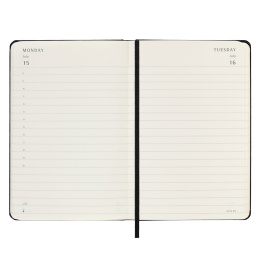 12M Daily Kalender Hardcover Pocket Black i gruppen  Papir & Blokk / Kalendere / 12 md kalendere hos Pen Store (130158)