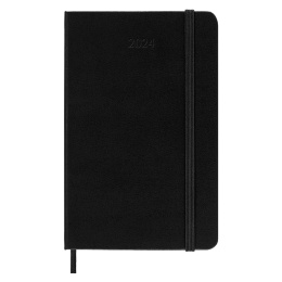 12M Weekly Notebook Hardcover Pocket Black i gruppen  Papir & Blokk / Kalendere / 12 md kalendere hos Pen Store (130164)