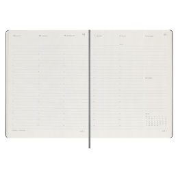 12M M+ Digital Planner Weekly Note XL Black i gruppen  Papir & Blokk / Kalendere / 12 md kalendere hos Pen Store (130206)