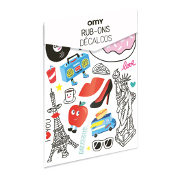 Rub on Stickers City i gruppen Kids / Kul og læring / Stickers hos Pen Store (130289)