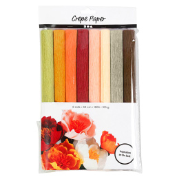 Kreppapir Dype farger 8 ark i gruppen  Papir & Blokk / Artistblokk / Farget papir hos Pen Store (130292)