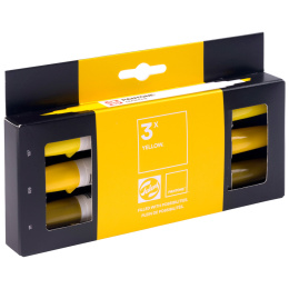 Marker 3-sett Yellow i gruppen Penner / Kunstnerpenner / Illustrasjonmarkers hos Pen Store (130478)