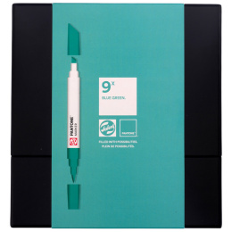 Marker 9-sett Blue Green i gruppen Penner / Kunstnerpenner / Illustrasjonmarkers hos Pen Store (130486)