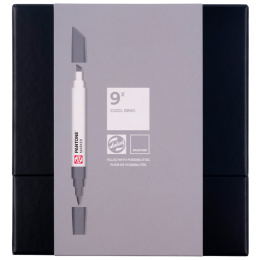 Marker 9-sett Cool Gray i gruppen Penner / Kunstnerpenner / Illustrasjonmarkers hos Pen Store (130490)