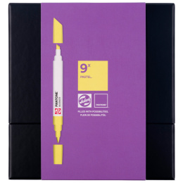 Marker 9-sett Pastel i gruppen Penner / Kunstnerpenner / Illustrasjonmarkers hos Pen Store (130495)