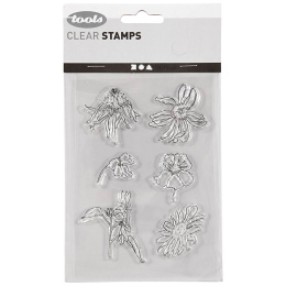 Clear Stamps Blomster i gruppen Hobby & Kreativitet / Hobbytilbehør / Stempler hos Pen Store (130561)