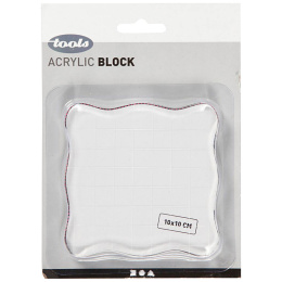 Akrylblokk 10 x 10 cm i gruppen Hobby & Kreativitet / Hobbytilbehør / Stempler hos Pen Store (130564)