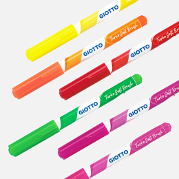 Turbo Soft Penselpenne Fluo 6-set i gruppen Kids / Barnepenner / Tusjer for barn hos Pen Store (130608)