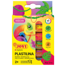 Plastilina Modelleire 6 stk Neon 15 g i gruppen Kids / Barnehåndverk og maling / Skap med leire hos Pen Store (130618)